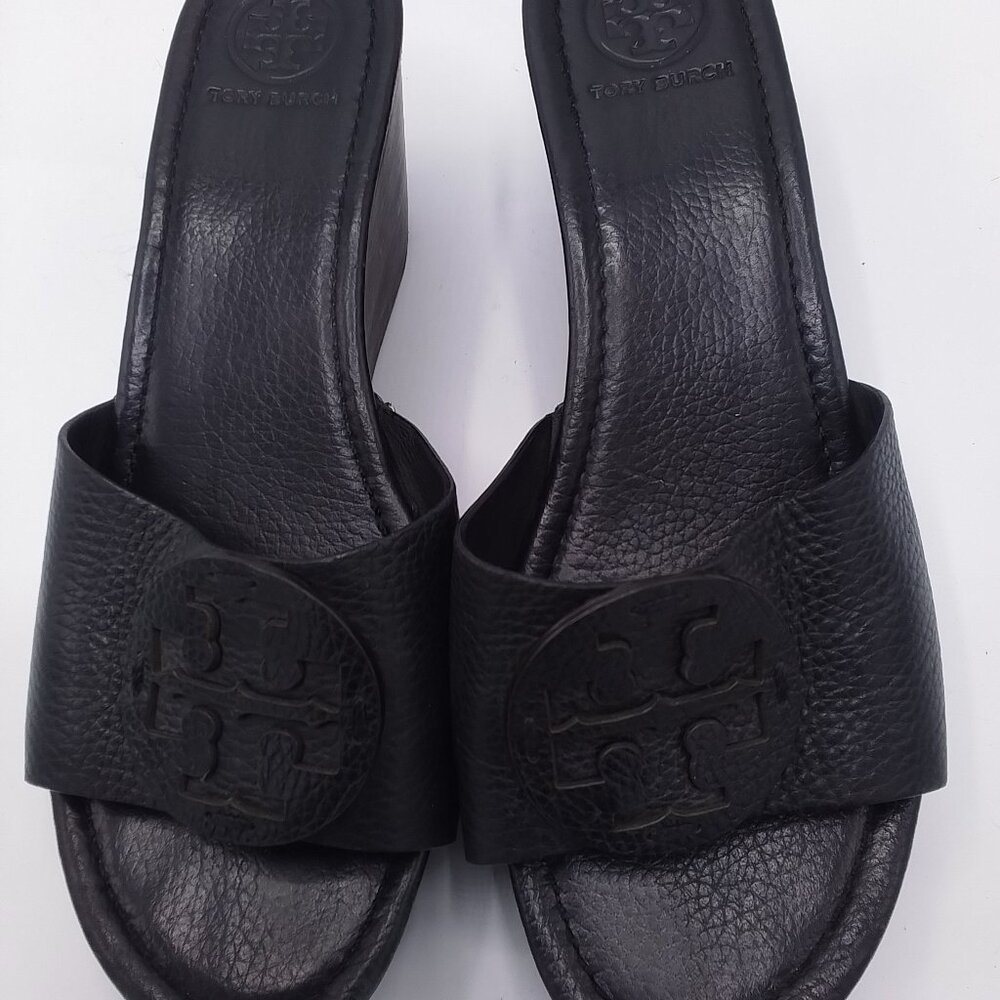 TORY BURCH open toe slip on shoes